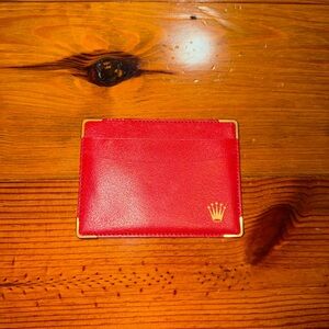 Rolex Red Card Holder